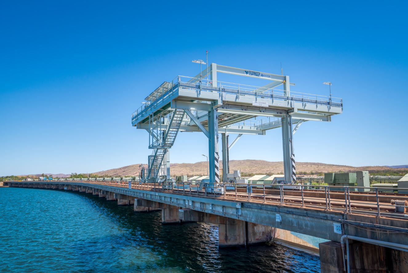 Kununurra Diversion Dam Wall Vector Lifting Gantry Crane